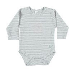 Petite Oh! Cotton Long Sleeve Striped Bodysuit 6-9 Months