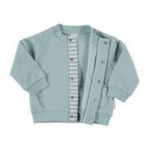 Green Cotton Flannel Jacket in 100% Cotton Flannel, Age 12-18 Months