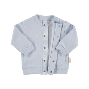 Blue Cotton Flannel Jacket in 100% Cotton Flannel, Age 18-24 Months