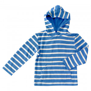 Pigeon Organic Cotton Blue & White Hoody 3-4 Years