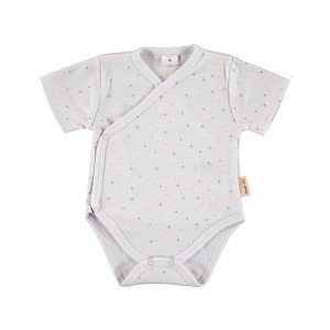 Short Sleeve Cotton Side Popper Bodysuit Age: 3-6 Months