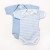 Pair of Blue Cotton bodysuits New Born