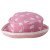 Organic Pink Reversible Sun Hat, 0-5 Months
