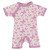 Organic Cotton Pink Printed Romper Short Age: 12-18 Months