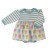 Organic Cotton baby body with integrated skirt 12-18 Months