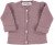 Petite Oh! Knitted cardigan in Mauve 0-3 Months