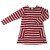 Organic Ruby Red Stripe Dress 1-2 Years