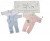 Premature Baby Pair of Pink Sleepsuits size 5lbs